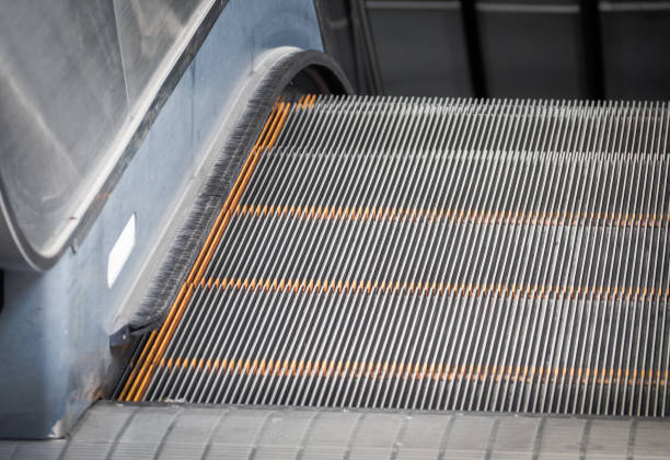 istock Steps of moving business escalator 846245280