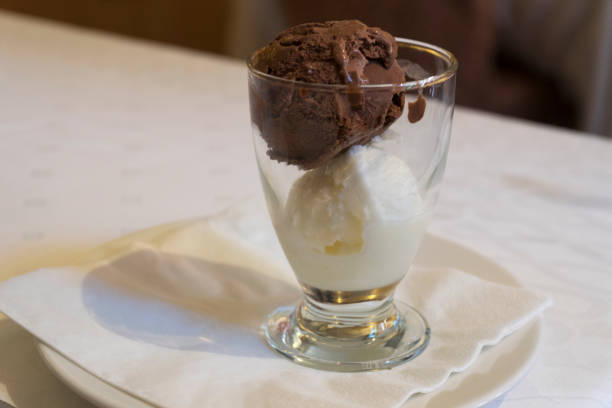 istock A glass of icecream on the table 846252128