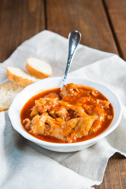 istock Crubeens with tomato sauce and bread 846258310