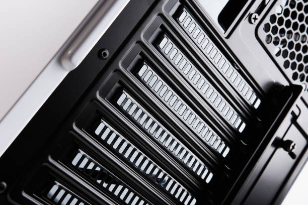 istock Closeup Of Metal Computer Case 846258422