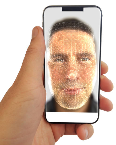istock Smart phone with face ID unlock with facial recognition 846263036
