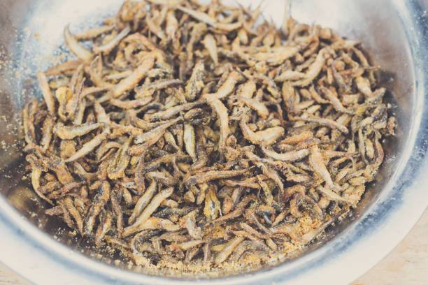 istock Small anchovy fish grilled at barbecue 846267136