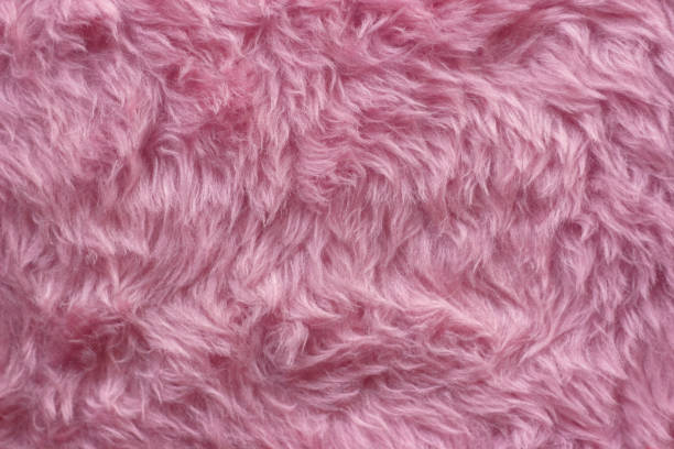 istock Abstract backdrop, pink fake fur background 846270750