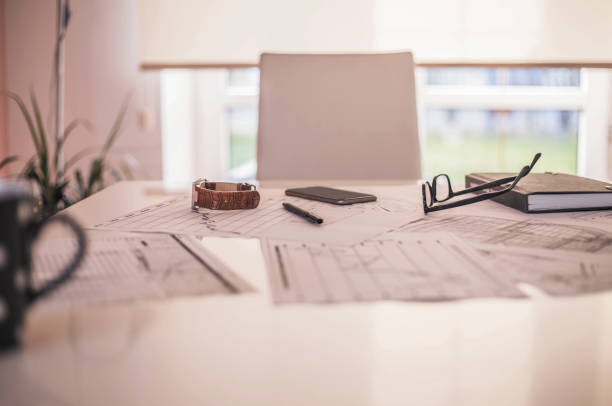 istock Drawings are waiting for me on the desk 846271378