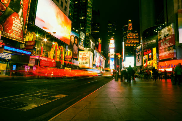 istock Time Square at night, New York City 846275574