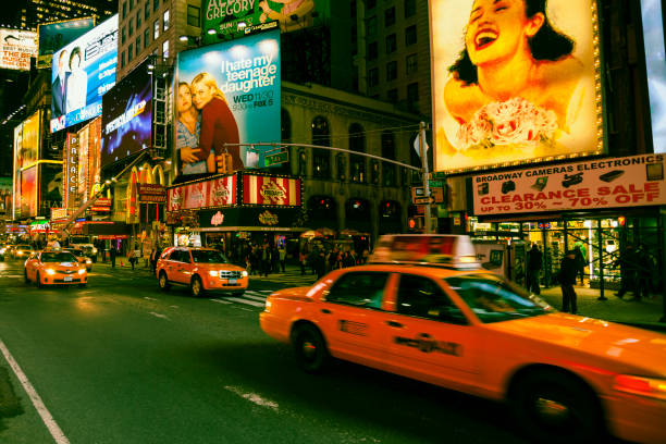 istock Time Square at night, New York City 846278118