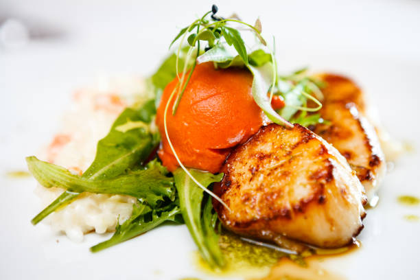 istock Gourmet food scallops 846280296
