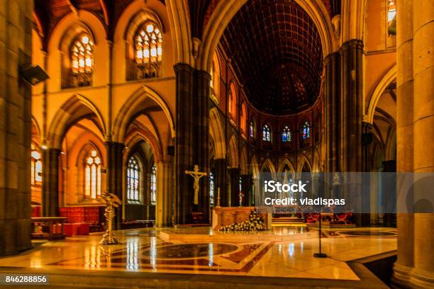 Australia Melbourne City 2017 Travel Photo Of Melbourne St Patricks Roman Catholic Cathedral In Melbourne Victoria Australia Stock Photo - Download Image Now