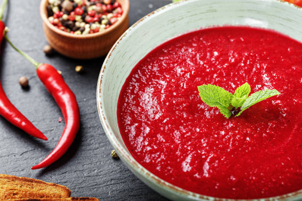 istock Italian tomato soup gazpacho 846291936