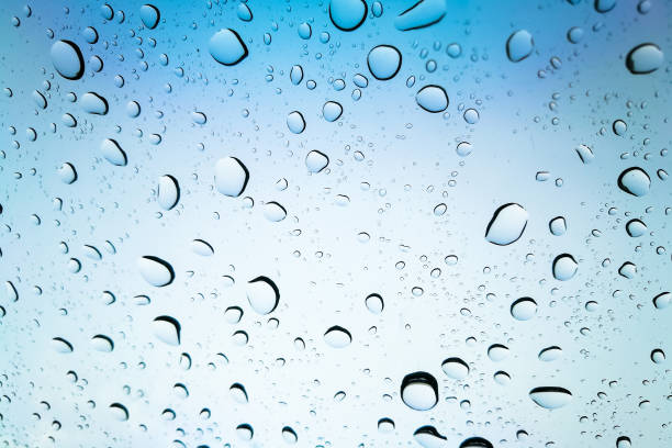 istock Water or rain in front of mirror of car. 846295270