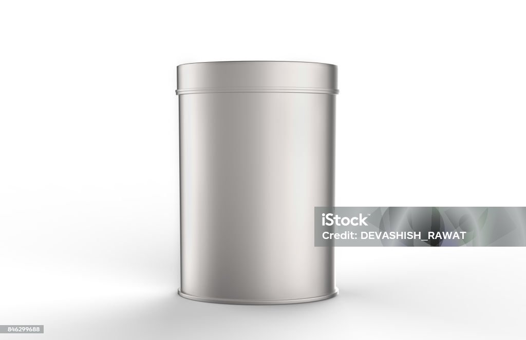 Aluminium Tin Can For Food Packaging Canned Food, Metal, Soup, Steel, Meal Metal Stock Photo