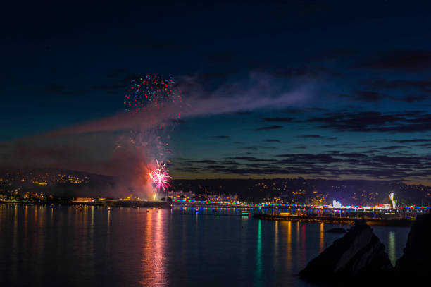 istock Great British Landscapes - Torbay Regatta Fireworks Display 846304234