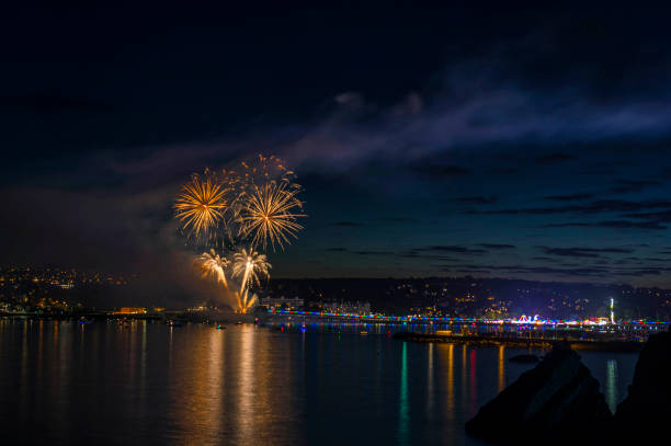 istock Great British Landscapes - Torbay Regatta Fireworks Display 846304294