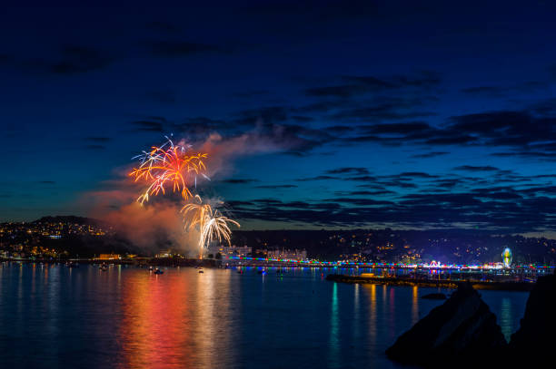 istock Great British Landscapes - Torbay Regatta Fireworks Display 846304406