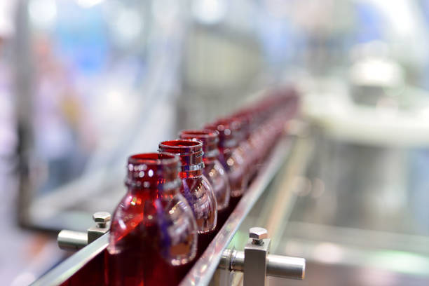 istock Medicine Bottle in Production Line 846306590