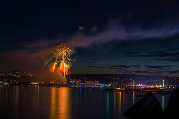 istock Great British Landscapes - Torbay Regatta Fireworks Display 846306624