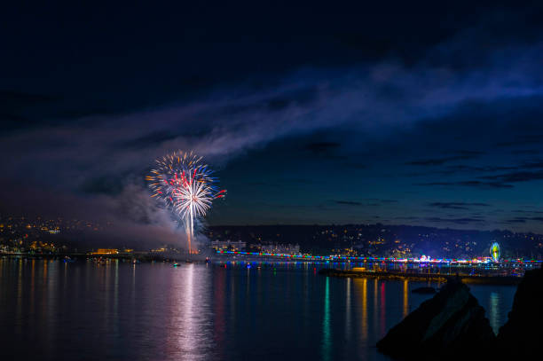 istock Great British Landscapes - Torbay Regatta Fireworks Display 846306692