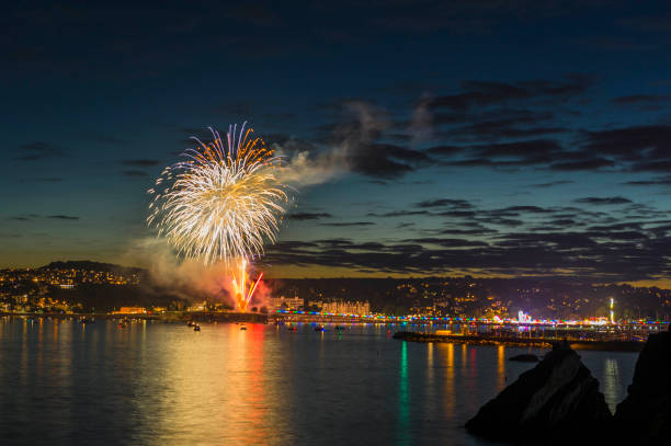 istock Great British Landscapes - Torbay Regatta Fireworks Display 846306776