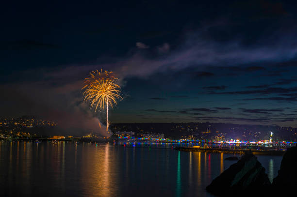 istock Great British Landscapes - Torbay Regatta Fireworks Display 846306838