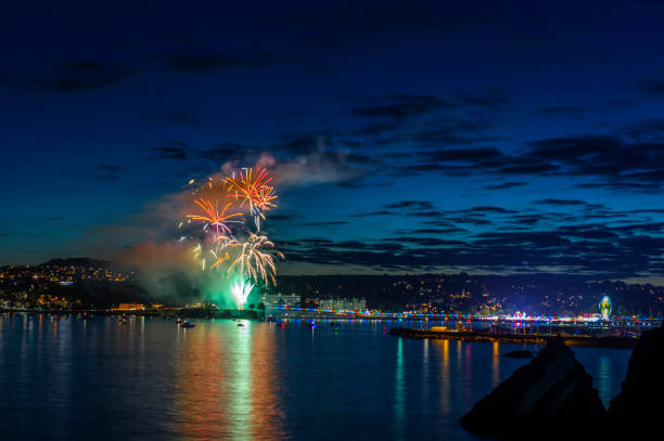 istock Great British Landscapes - Torbay Regatta Fireworks Display 846310260