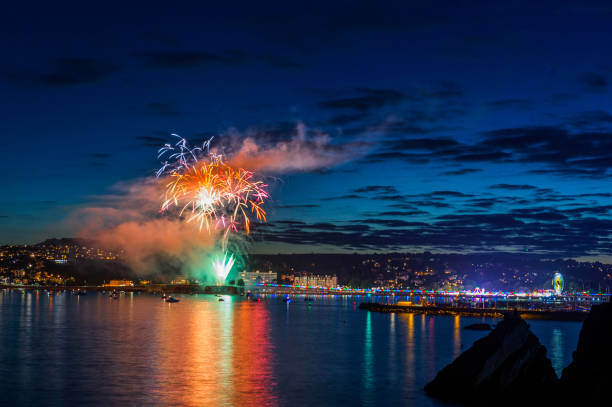 istock Great British Landscapes - Torbay Regatta Fireworks Display 846310778
