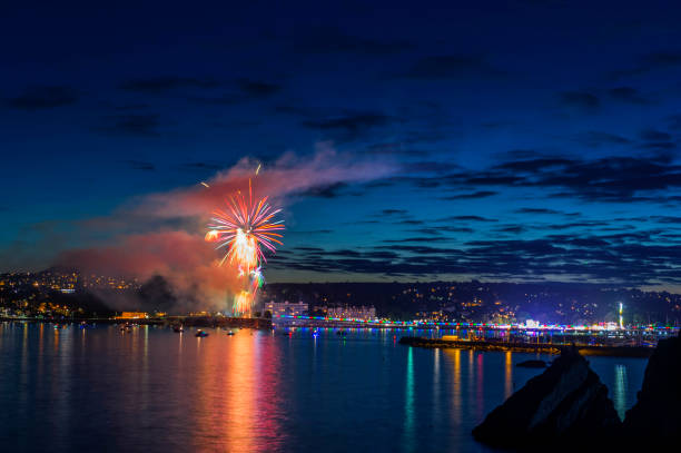 istock Great British Landscapes - Torbay Regatta Fireworks Display 846314390