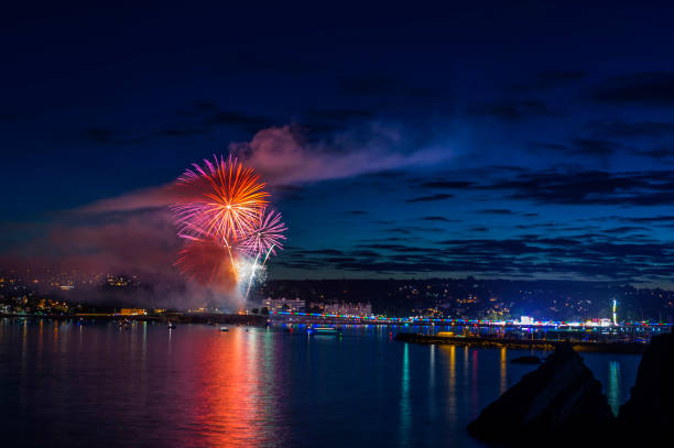 istock Great British Landscapes - Torbay Regatta Fireworks Display 846314706