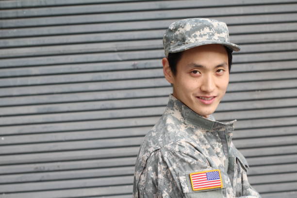 istock Smiling Military Asian Healthy Man 846317642