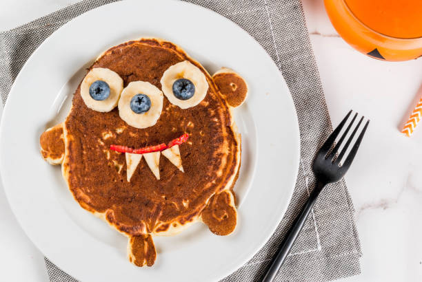 istock Funny pancakes for Halloween 846319720