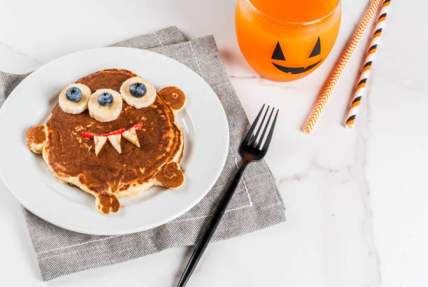 istock Funny pancakes for Halloween 846319724
