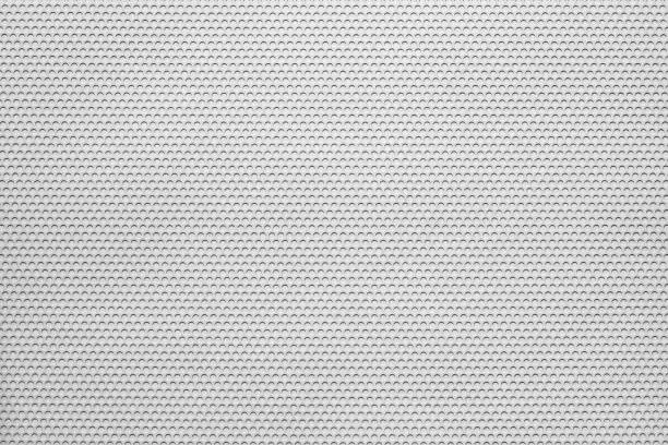 Photo of Texture of material perforated sheets white color