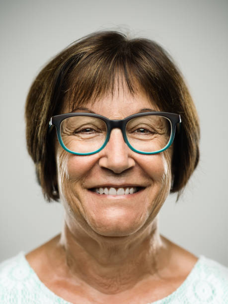 istock Real senior woman laughing portrait 846330534