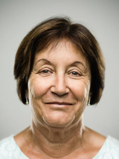 istock Real relaxed senior woman portrait 846330832