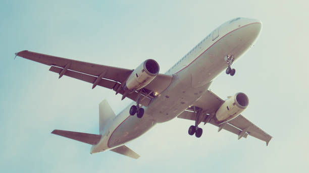istock Passenger plane departing in afternoon 846331056