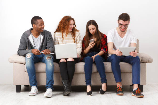istock Diverse young students preparing for exam at home 846335518