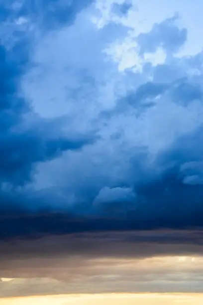 Colorful dark clouds background