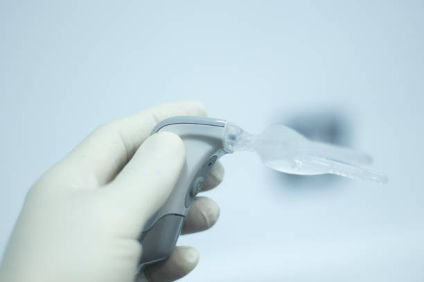 istock Dental bracket aligner accelerator vibrator for orthodontic straighteners, brackets and aligners. 846342178