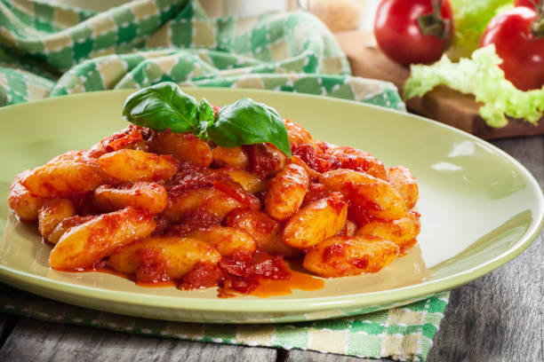 istock Italian gnocchi with tomato sauce 846347922
