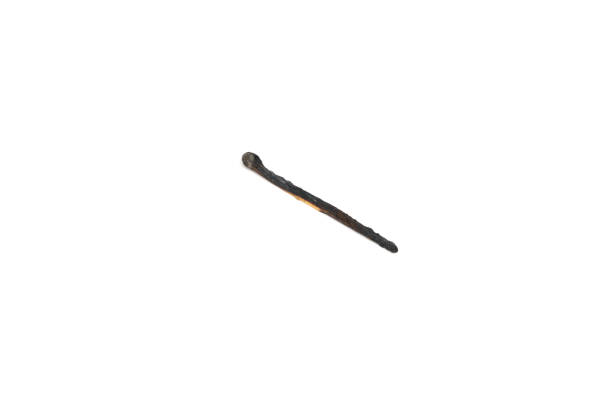 istock close-up of burned wooden match stick 846362532