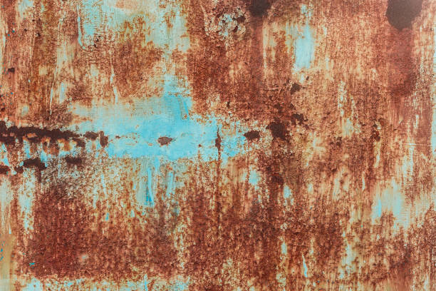 istock Old grunge corroded rusted metal wall texture 846366096