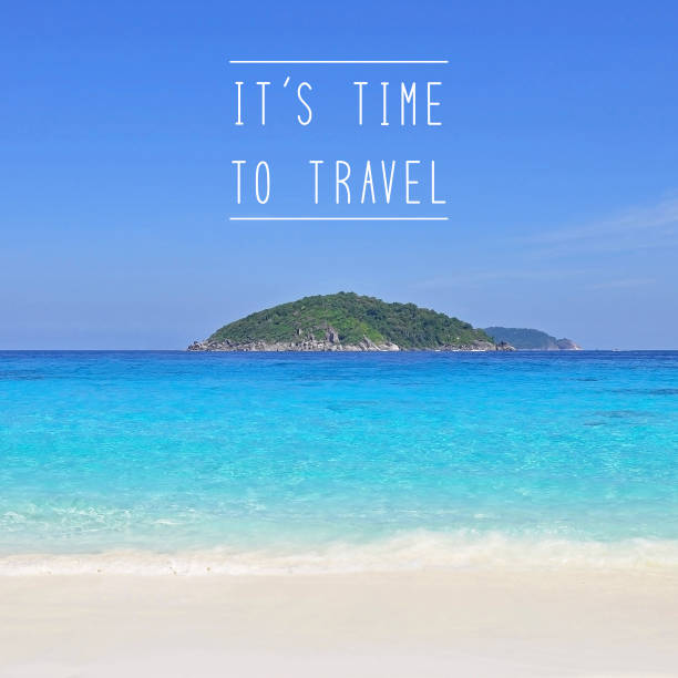 istock Inspirational quote on Sea view 846386330
