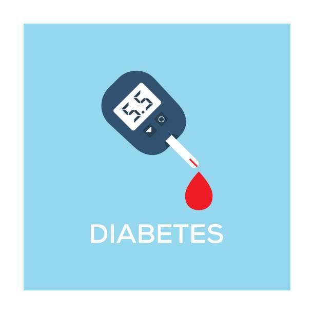 концепция диабета - diabetes blood illness chronic stock illustrations
