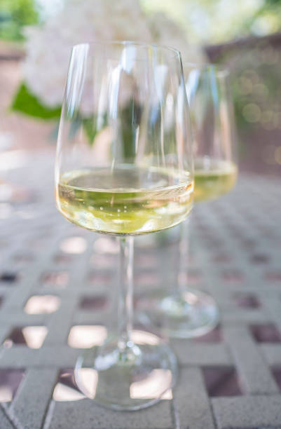 istock Two Glasses of White Wine 846401104