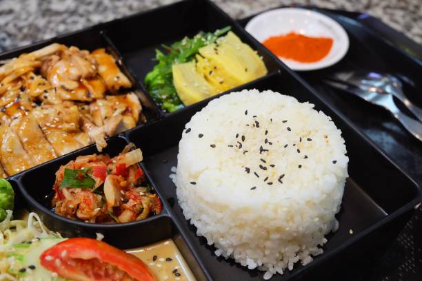 istock Delicious Japanese Bento Box with Teriyaki Chicken 846401612