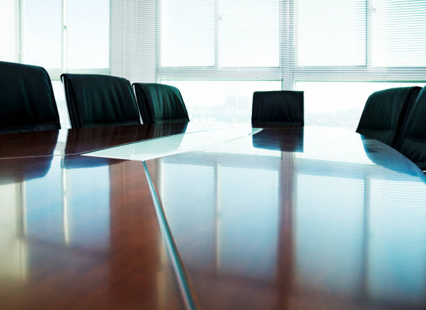 istock Conference table and chairs in the board room 846407026