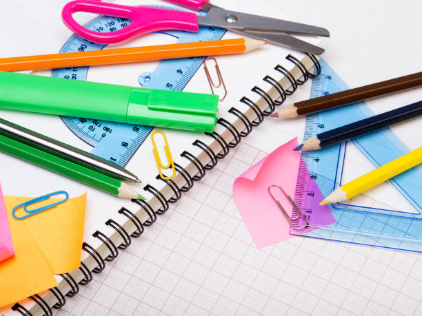 istock School background with colorful accessories 846414626