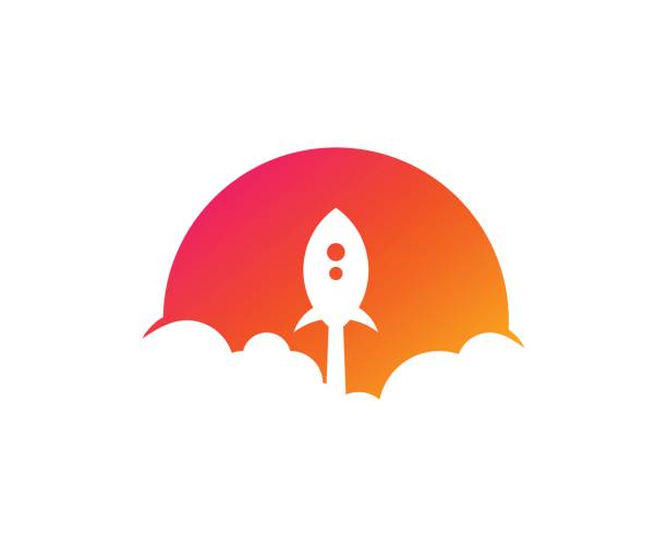 ikona aplikacji rocket - takeoff stock illustrations