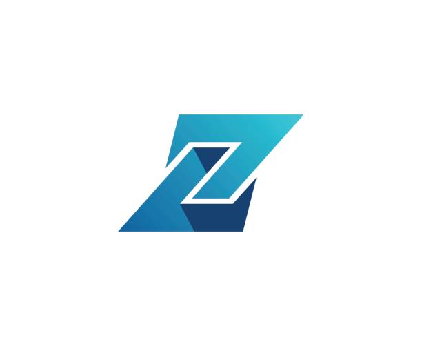 z 아이콘 - alphabet letter z three dimensional shape typescript stock illustrations