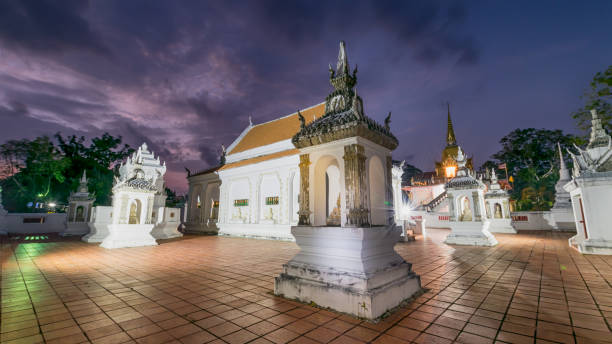 Temple of Kutao, Songkhla Province, Thailand. February 11, 2017: The beauty of the KoTao temple and templo de kutao, provincia de songkhla, tailandia. 11 de febrero de 2017: la belleza del templo kotao y cuando el antiguo templo pabellón, kutao, mae tom klang bang, songkhla fue galardonado con el premio 2011 asia y el pacífico de conservación de patrimonio cultural de la