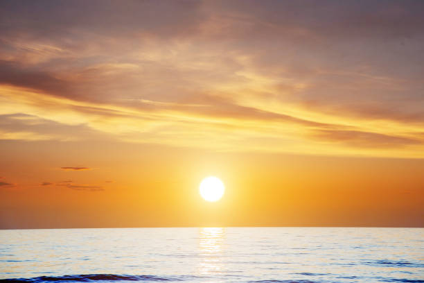 istock orange sunset over the sea 846424998